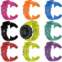 Bracelet de montre connectée pour Suunto SUUNTO CORE Silicone Montre intelligente Sangle Doux Respirable Bracelet Sport Remplacement Bracelet miniinthebox