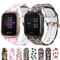 Bracelet en silicone imprimé pour garmin venu sq/sq montre intelligente bracelet remplaçable pour amazfit bip s lite gts haylou ls02 miniinthebox