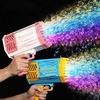 bubble gun rocket 69 trous soap gatling bubbles machine gun shape automatique ventilateur avec lumière jouets pour enfants pomperos childrens day gift miniinthebox