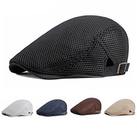 Chapeau de protection Soirée"idien Chapeau Homme Classique Rétro Couleur unie Bloc de couleur Noir Extérieur Voyage miniinthebox