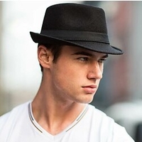 chapeau fedora classique pour hommes chapeau en similicuir en tissu de couleur unie décontracté élégant chapeaux chapeau rétro pour messieurs miniinthebox