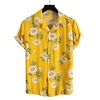 Chemise Homme 3D effet Floral Col rabattu Imprimer Décontractée du"idien Des sports Standard Autre Polyester Décontractée Exagéré miniinthebox