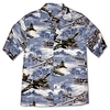 Chemise Homme Avion Col rabattu Bouton bas Manches Courtes Plein Air Décontractée du"idien Standard Mélange de Coton Décontractée Mode Confortable miniinthebox