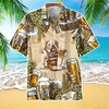 Chemise Homme Chien Col rabattu 3D Bouton bas Manches Courtes Plein Air Décontractée du"idien Standard Mélange de Coton Décontractée Mode Confortable miniinthebox