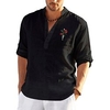 Chemise Homme Estampage à chaud Floral Graphic Col Bouton bas Imprimer Manches Longues Plein Air Décontractée Vacances Standard Polyester Décontractée Mode Designer miniinthebox
