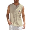 Chemise Homme Estampage à chaud Graphic Bière Col en V Lacet Imprimer Manches Longues Plein Air Décontractée Vacances Standard Mélange de Coton Décontractée Mode Designer miniinthebox