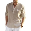 Chemise Homme Estampage à chaud Graphic Croix Col Bouton bas Imprimer Manches Longues Plein Air Décontractée Vacances Standard Polyester Design Décontractée Mode / Eté miniinthebox