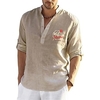 Chemise Homme Estampage à chaud Graphic Rose Col Bouton bas Imprimer Manches Longues Plein Air Décontractée Vacances Standard Polyester Design Décontractée Mode / Eté miniinthebox