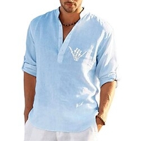 Chemise Homme Estampage à chaud Graphic Squelette mains Col Bouton bas Imprimer Manches Longues Plein Air Décontractée Vacances Standard Polyester Décontractée Mode Designer miniinthebox