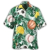 Chemise Homme Feuille de palmier Col rabattu 3D Bouton bas Manches Courtes Plein Air Décontractée du"idien Standard Mélange de Coton Décontractée Mode Confortable miniinthebox