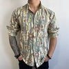 Chemise Homme Géométrie Col rabattu Bouton bas Manches Longues Plein Air Décontractée du"idien Standard Mélange de Coton Décontractée Mode Confortable miniinthebox