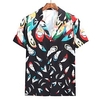 Chemise Homme Géométrique Col Classique Imprimer Vacances Plage Standard Polyester Tropique Plage miniinthebox