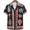 Chemise Homme Géométrique Col Classique Imprimer Vacances Plage Standard Polyester Tropique Plage miniinthebox