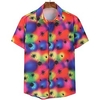Chemise Homme Graphic Col Classique Manches Courtes Décontractée du"idien Vacances Standard Polyester Tropique miniinthebox