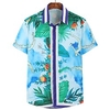 Chemise Homme Graphic Col Classique Manches Courtes Décontractée du"idien Vacances Standard Polyester Tropique miniinthebox