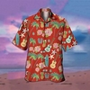 Chemise Homme Instrument de musique Col rabattu 3D Bouton bas Manches Courtes Plein Air Décontractée du"idien Standard Mélange de Coton Décontractée Mode Confortable miniinthebox