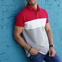 Chemise Homme Mosa que Col rabattu Bouton bas Manches Courtes Plein Air Décontractée du"idien Standard 100% Coton Décontractée Mode Respirable miniinthebox