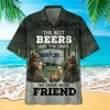 Chemise Homme Ours Col rabattu 3D Bouton bas Manches Courtes Plein Air Décontractée du"idien Standard Mélange de Coton Décontractée Mode Confortable miniinthebox