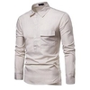 Chemise Homme Plaid Col rabattu Bouton bas Manches Longues Plein Air Décontractée du"idien Standard 100% Coton Décontractée Mode Respirable miniinthebox