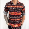 Chemise Homme Plaid Col rabattu Bouton bas Manches Longues Plein Air Décontractée du"idien Standard Mélange de Coton Décontractée Mode Confortable miniinthebox