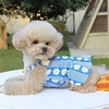 chien bowknot robe florale peau-amical pet robe de princesse chien robe d