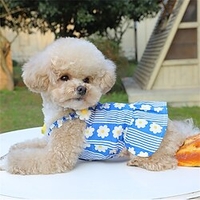 chien bowknot robe florale peau-amical pet robe de princesse chien robe d