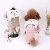 Chien Chat Manteaux Tartan Mode Le style mignon Extérieur Casual"idien Hiver Vêtements pour Chien Vêtements pour chiots Tenues De Chien Chaud Rose Claire Café Costume pour fille et garçon chien miniinthebox