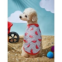 Chien Chat Tee-shirt Glace Ananas Incarnadin Minimaliste Décontracté"idien Décontracté /"idien Vêtements pour Chien Vêtements pour chiots Tenues De Chien Doux Blanche Rose Rouge noir. miniinthebox