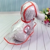 Chien imperméable printemps/été teddy petit chien animal de compagnie caniche chiot imperméable transparent imperméable vêtements pour animaux de compagnie imperméable miniinthebox