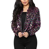 Châle Etole Châles Etoles de Femme Wraps de la mère Brille Scintille manche longue Pailleté Boléros de Mariage Avec Couleur Pure Pour Soirée Toutes les Saisons miniinthebox
