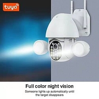éclairage intelligent caméra tuya projecteur humano de déclencheur ptz wifi ip ai suivi automatique audio 3mp sécurité cctv vedio surveillance miniinthebox
