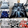 coloré tie dye housse de couette ensemble boho hippie ensemble de literie arc-en-ciel cravate teint couette couverture reine 3 pièces pour enfants adolescents adultes 1 miniinthebox