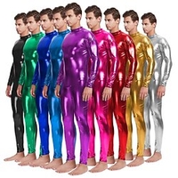 Combinaison Morphsuit Costume de Cosplay Adulte Spandex Latex Costumes de Cosplay Genre Homme Couleur Pleine Noël Halloween Carnaval miniinthebox