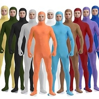 Combinaison Morphsuit Costume de peau Costumes complets Adulte Spandex Lycra Costumes de Cosplay Genre Homme Femme Couleur Pleine Halloween / Collant / Combinaison / Costume Zentai / Costume Zentai miniinthebox