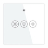 Commutateur intelligent wrs-eud-wh/wifi tuya commutateur intelligent 1 gang commutateur tactile alexa commande vocale gradateur pour"idien/salon/chambre app contrôle/fonction de miniinthebox