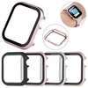 Compatible avec Apple iWatch Series 7 / SE / 6/5/4/3/2/1 Antichoc Couverture complète de pare-chocs Alliage Suivre Couverture miniinthebox