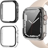 Coque Compatible avec Apple iWatch Série 7 Verre Trempé Suivre Couverture / Boîtier de montre 2 miniinthebox