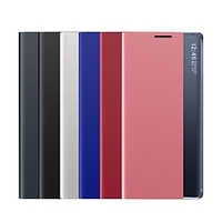 coque de téléphone pour samsung galaxy coque intégrale cuir flip a23 s22 ultra plus s21 fe s20 fe a72 a52 a32 avec support flip auto sleep/wake up couleur unie pu miniinthebox