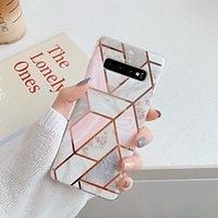 coque de téléphone pour samsung galaxy s22 ultra plus couverture arrière s9 s9 plus s8 plus s8 s10 s10 plus galaxy s10 e placage imd motif marbre tpu miniinthebox