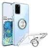 coque de téléphone pour samsung galaxy s22 ultra plus s20 clair ultra mince coque de téléphone souple avec support de bague de rotation 360 béquille magnétique antichoc anti-rayures couverture note miniinthebox
