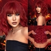 Costume de haircube avec perruques de vague d