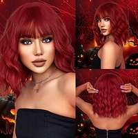 Costume de haircube avec perruques de vague d