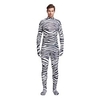 Costumes zentai à motifs Costume de Cosplay Adulte Boas et Plumes Costumes de Cosplay Zébré Halloween Carnaval Mascarade / Haute élasticité miniinthebox