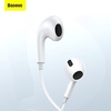 écouteur filaire intra-auriculaire latéral baseus encok type-c c17 blanc miniinthebox