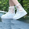 couvre-chaussures imperméables réutilisables en pvc,  couvre-chaussures transparents imperméables à la pluie et à la neige,  adaptés aux hommes et aux femmes miniinthebox