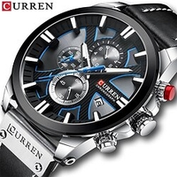 CURREN Montres à quartz pour Hommes Analogique Quartz Tendance à la mode Style formel Imperméable Calendrier Grand Cadran Alliage Cuir Mode miniinthebox
