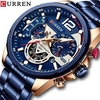 CURREN Montres à quartz pour Hommes Analogique Quartz Tendance à la mode Style formel Imperméable Calendrier Noctilumineux Alliage Alliage Mode miniinthebox