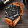 CURREN pour Homme Hommes Analogique Luxe Décontractée Rétro Vintage Calendrier Date du jour Acier Inoxydable Cuir / Deux ans / Japonais / Japonais / Deux ans miniinthebox
