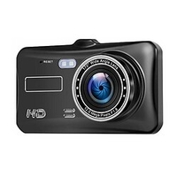 dash cam voiture dvr caméra dashcam enregistreur vidéo boîte noire 4k 1080p conduite pour avant et arrière voiture enregistrement nuit 170 angle miniinthebox