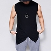 Débardeur Gilet Homme Couleur unie Col Ras du Cou Sans Manches Décontractée du"idien Vacances Standard Mélange de Coton Léger Mode Confortable miniinthebox